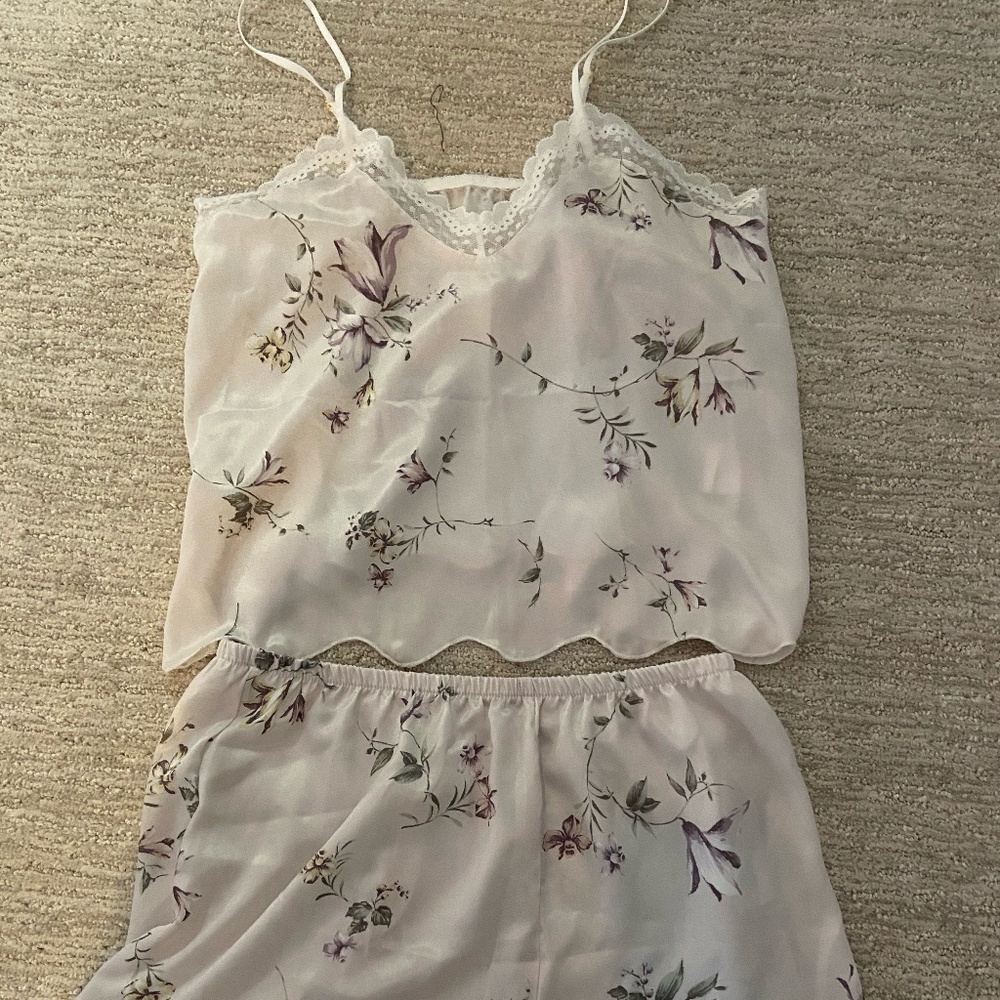silk pajama set